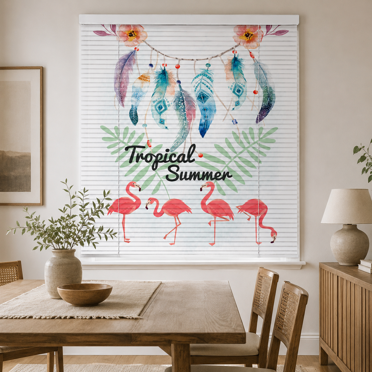 Tropical Summer Printed Blinds
