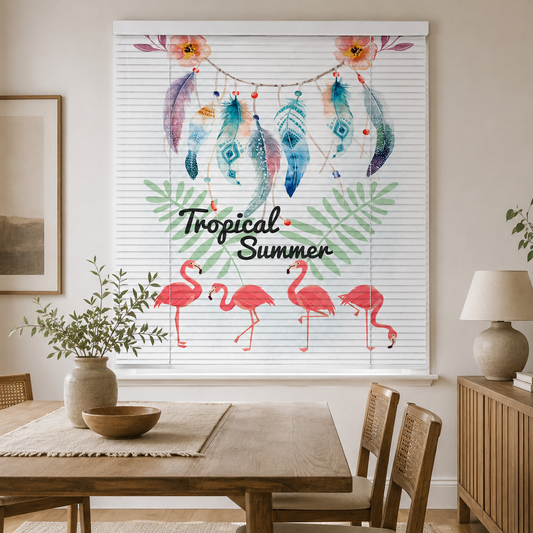 Tropical Summer Printed Blinds