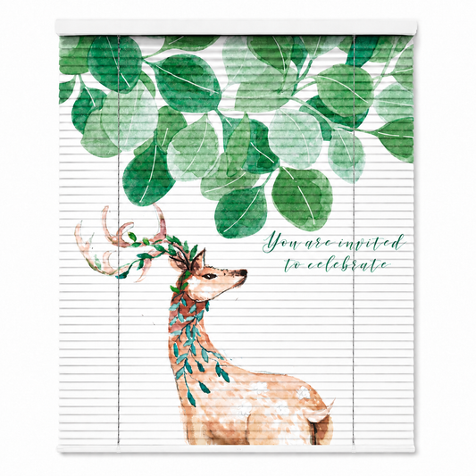 Forest Deer Printed Blinds