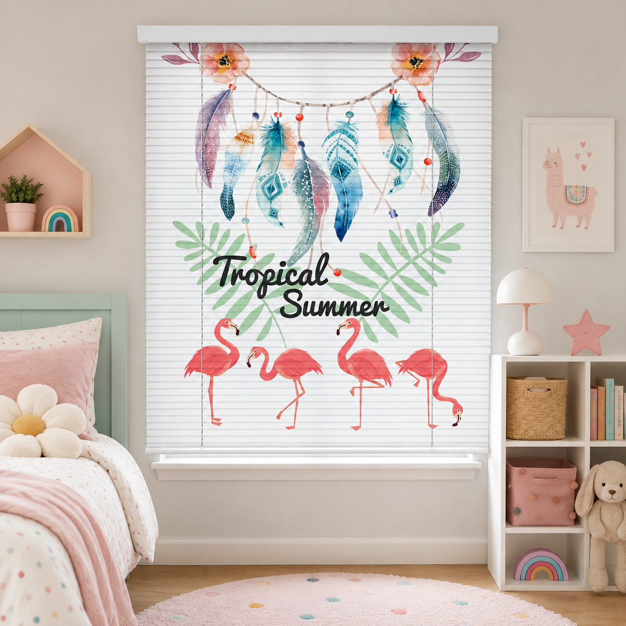 Tropical Summer Printed Blinds